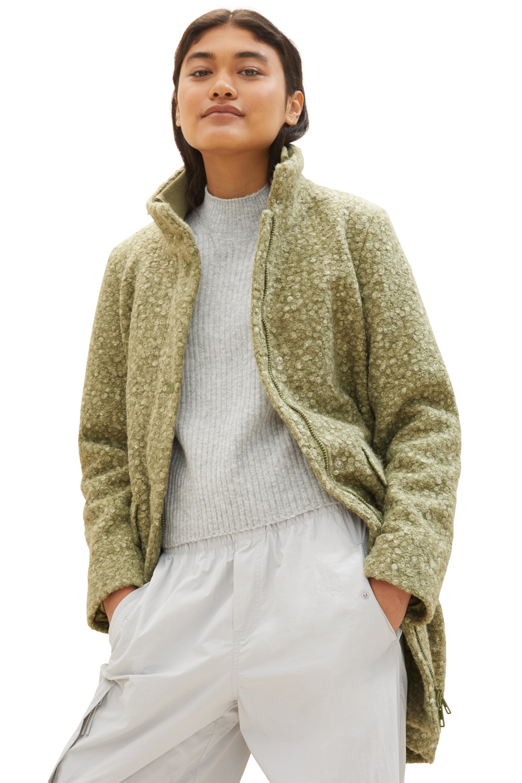 TOM TAILOR BOUCLE ΠΑΛΤΟ ΓΥΝΑΙΚEIO 1037586-32507