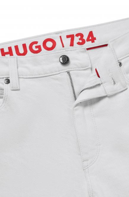 jeans λευκό HUGO 734 50509096 WHITE