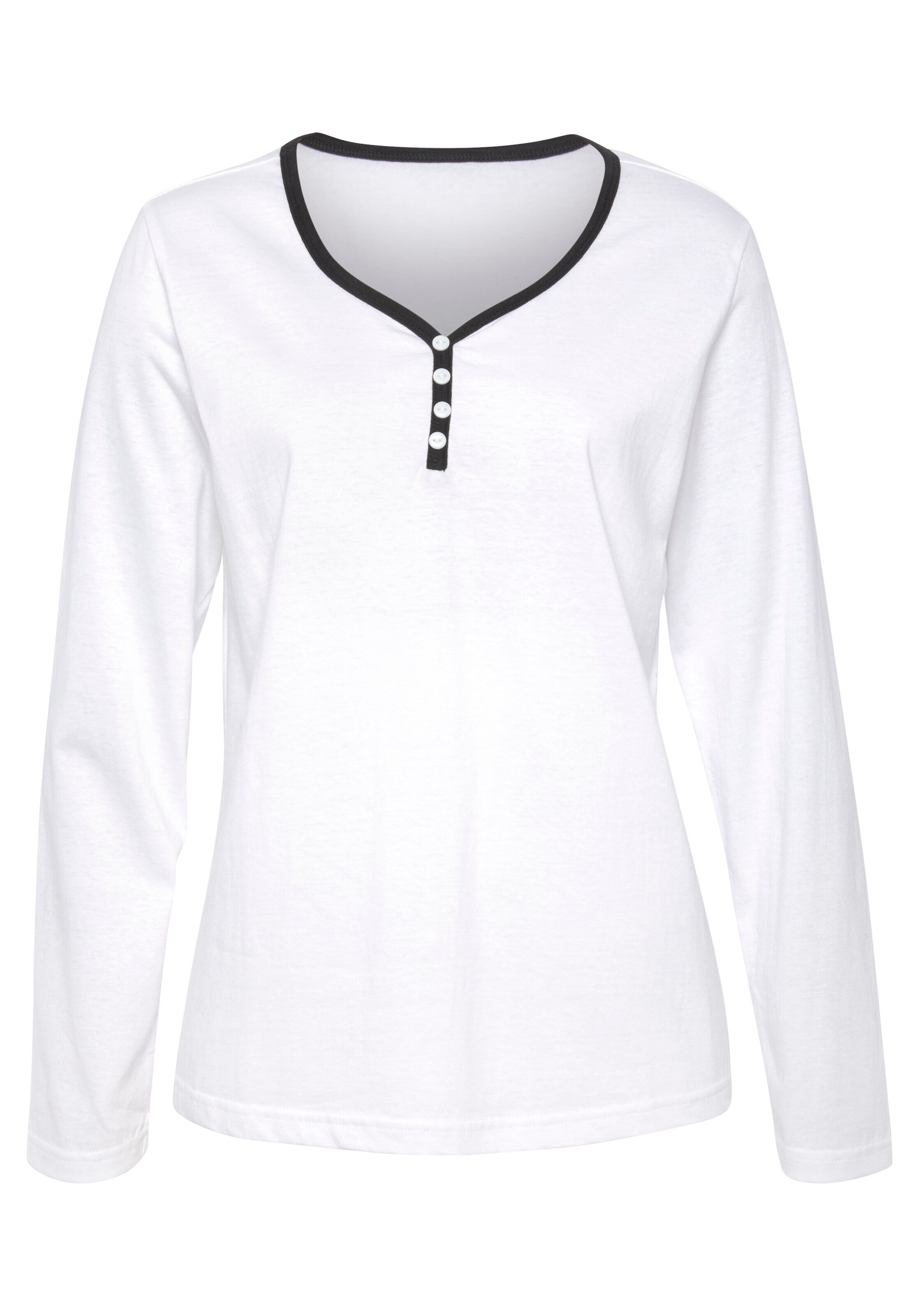 VIVANCE Μπλουζάκι μαύρο / λευκό