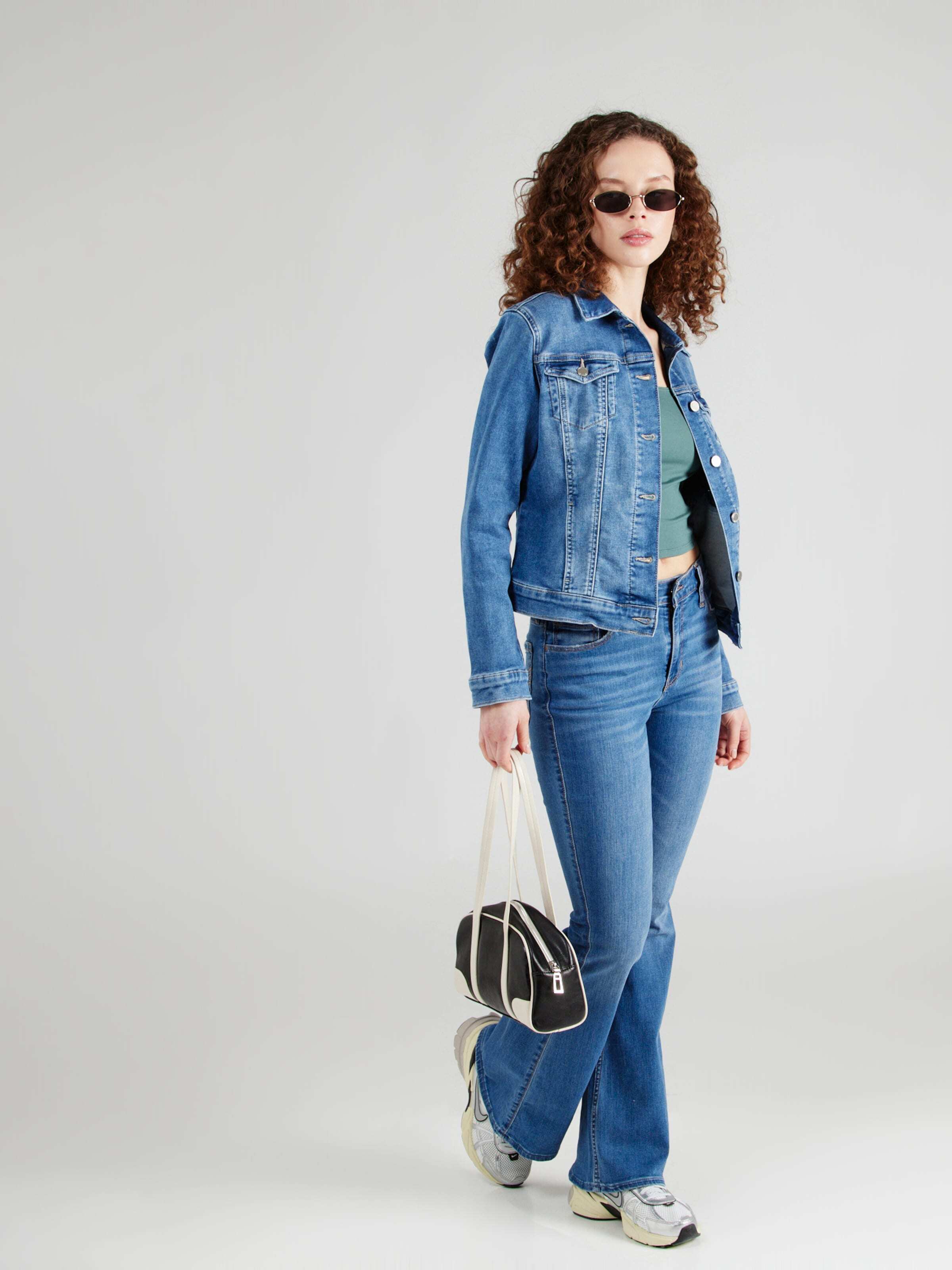 Mavi Φθινοπωρινό και ανοιξιάτικο μπουφάν 'Daisy' μπλε ντένιμ