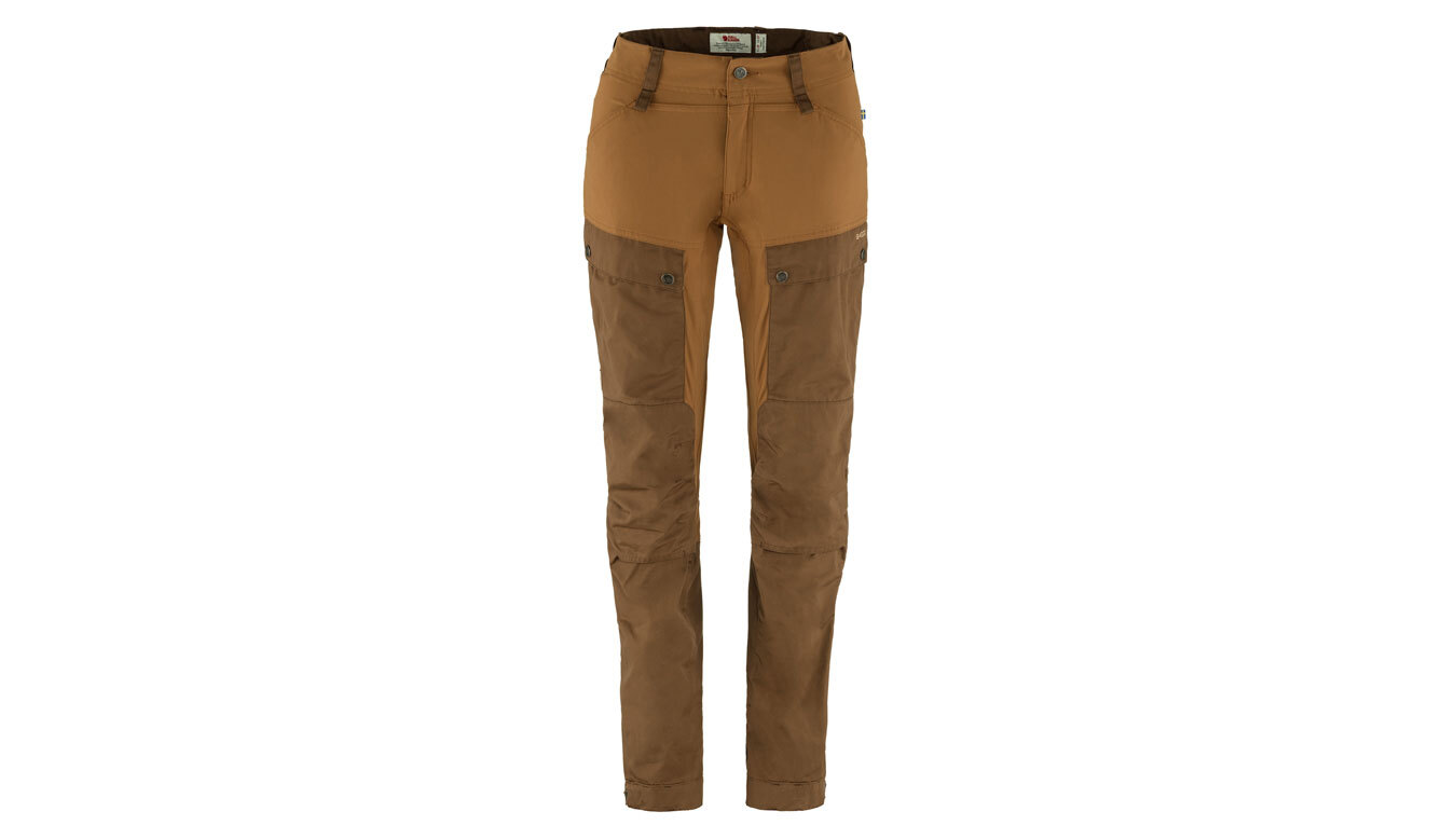 Fjällräven Keb Trousers Curved W Reg Timber Brown Γυναίκες - Παντελόνια Fjällräven - Μπλε - F89852-248-230-42
