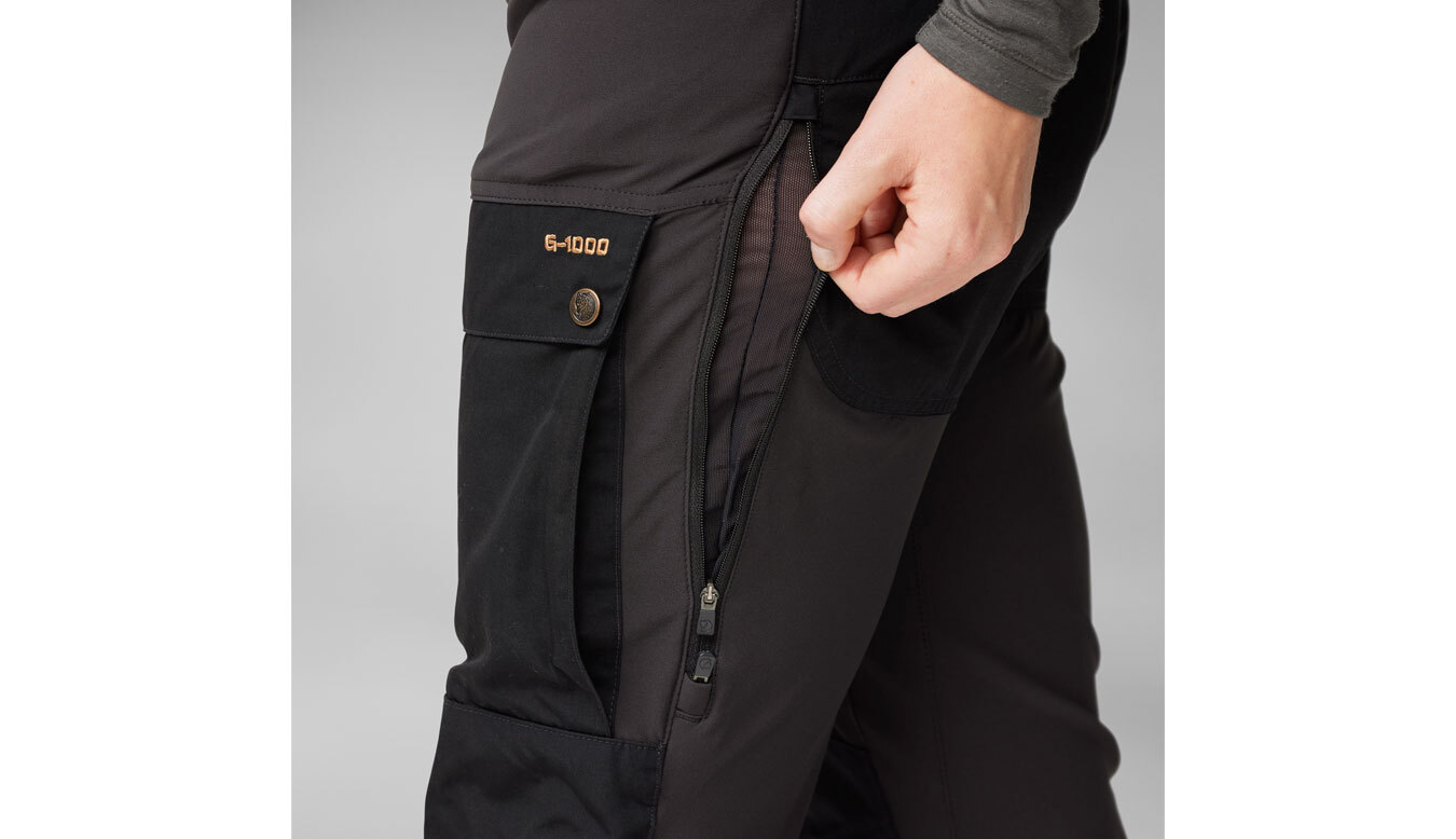 Fjällräven Keb Trousers Curved W Reg Timber Brown Γυναίκες - Παντελόνια Fjällräven - Μπλε - F89852-248-230-42