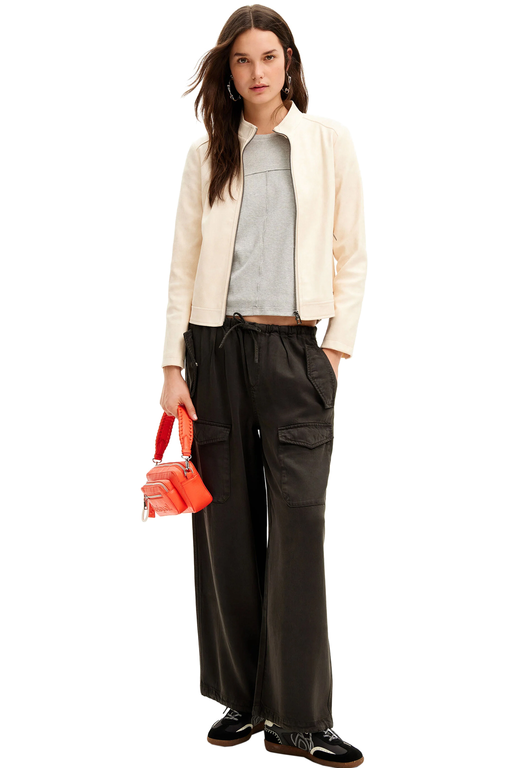 DESIGUAL 'TORONTO' SLIM BIKER JACKET ΓΥΝΑΙΚEIO 24SWEW12-1001