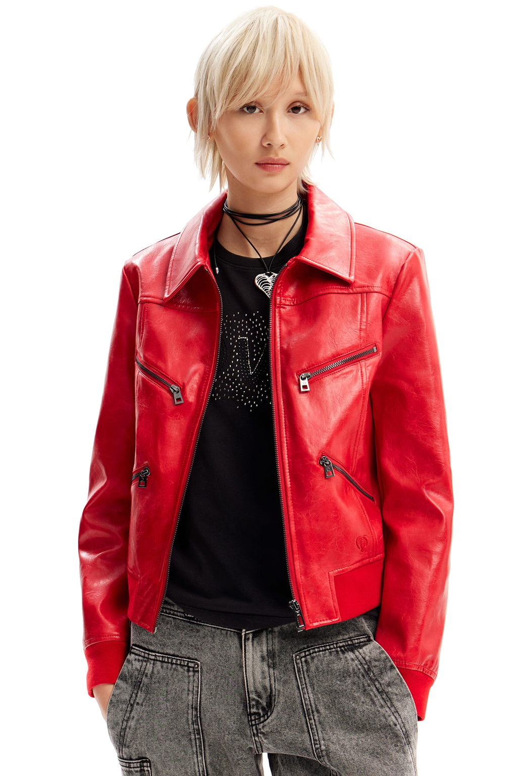 DESIGUAL 'KENT' RETRO BIKER JACKET ΓΥΝΑΙΚΕΙΟ 24SWEW25-3036