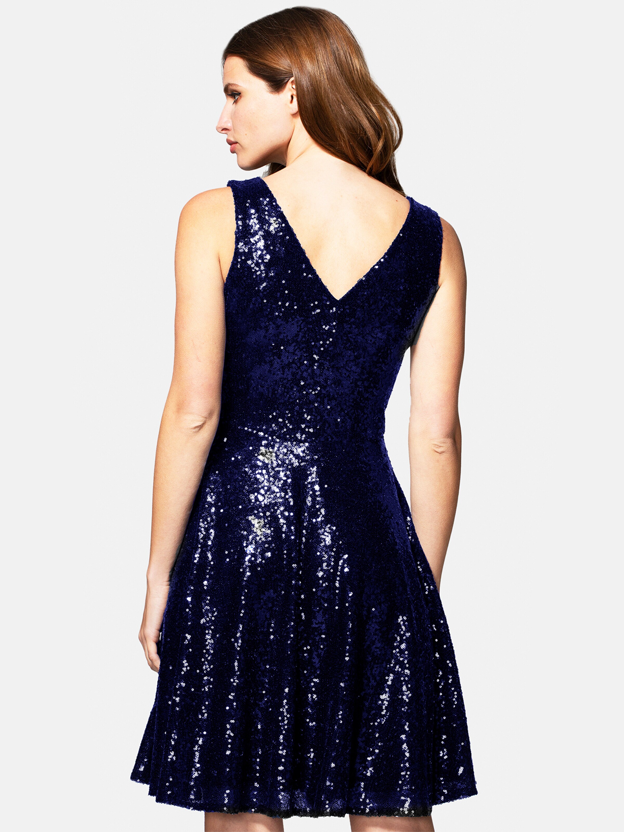 HotSquash Φόρεμα κοκτέιλ μπλε μαρέν