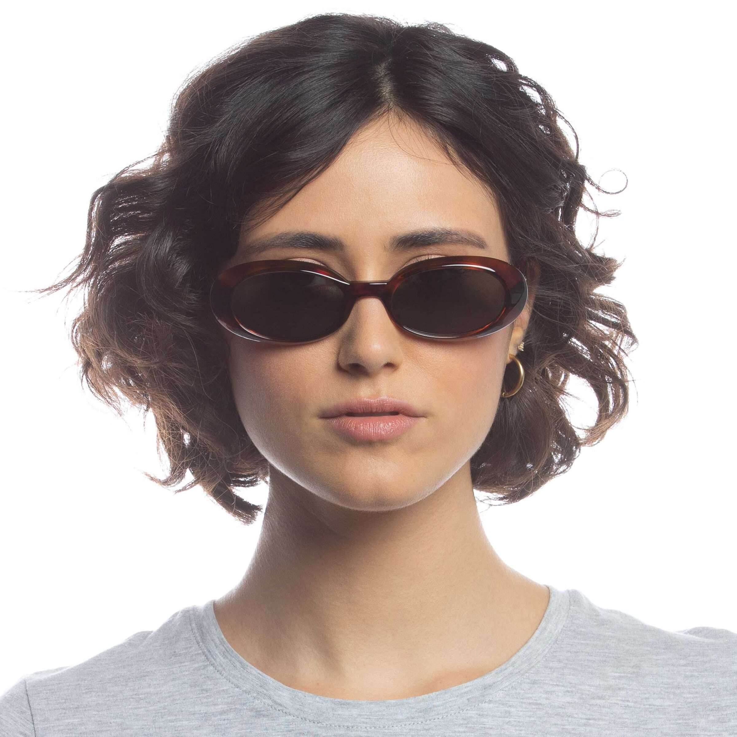 LE SPECS Γυαλιά ηλίου 'Work It' καφέ κάστανου / σοκολατί / μαύρο