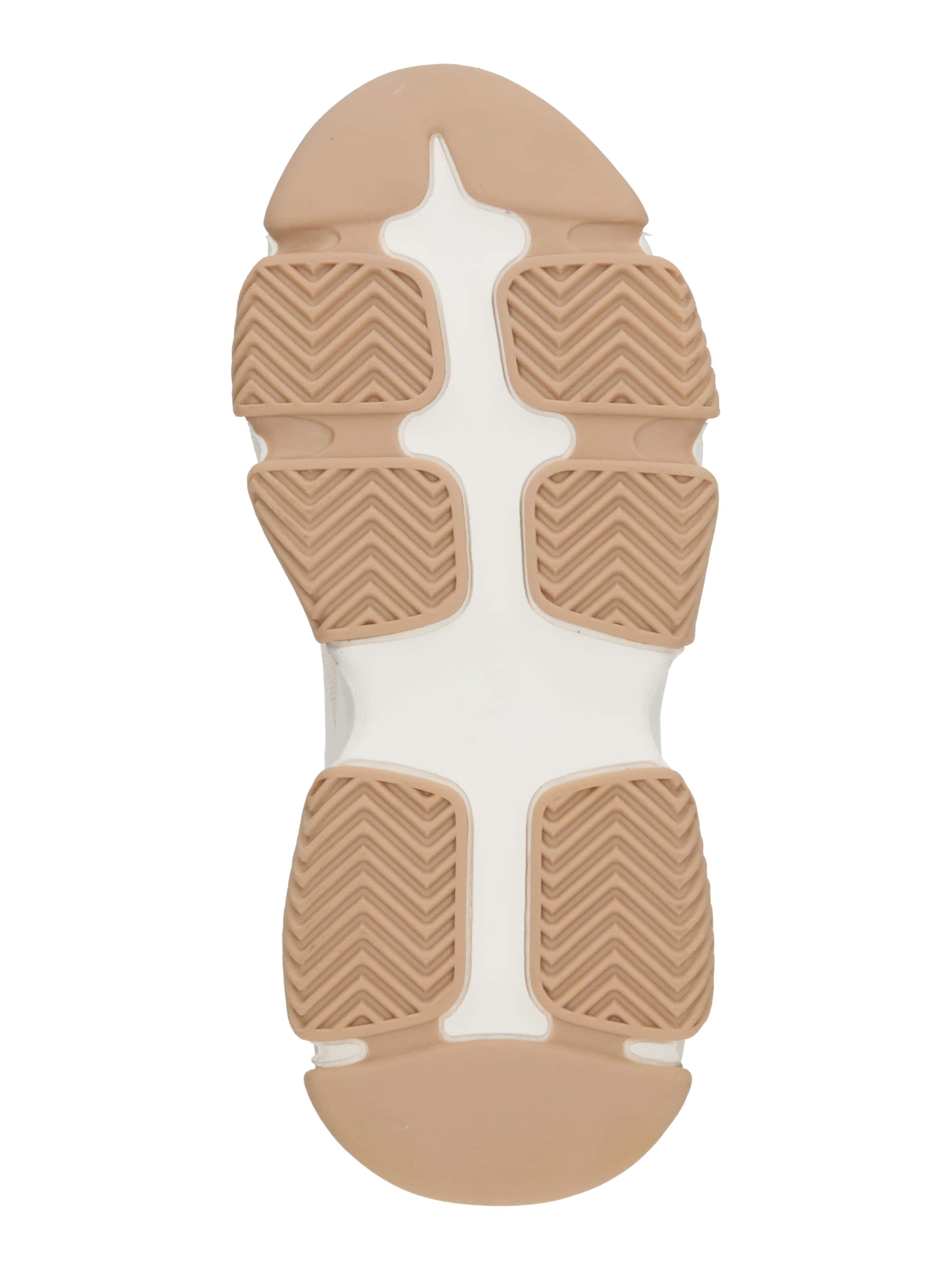 STEVE MADDEN Σνίκερ χαμηλό 'Progressive' κρεμ / χρυσό / λευκό