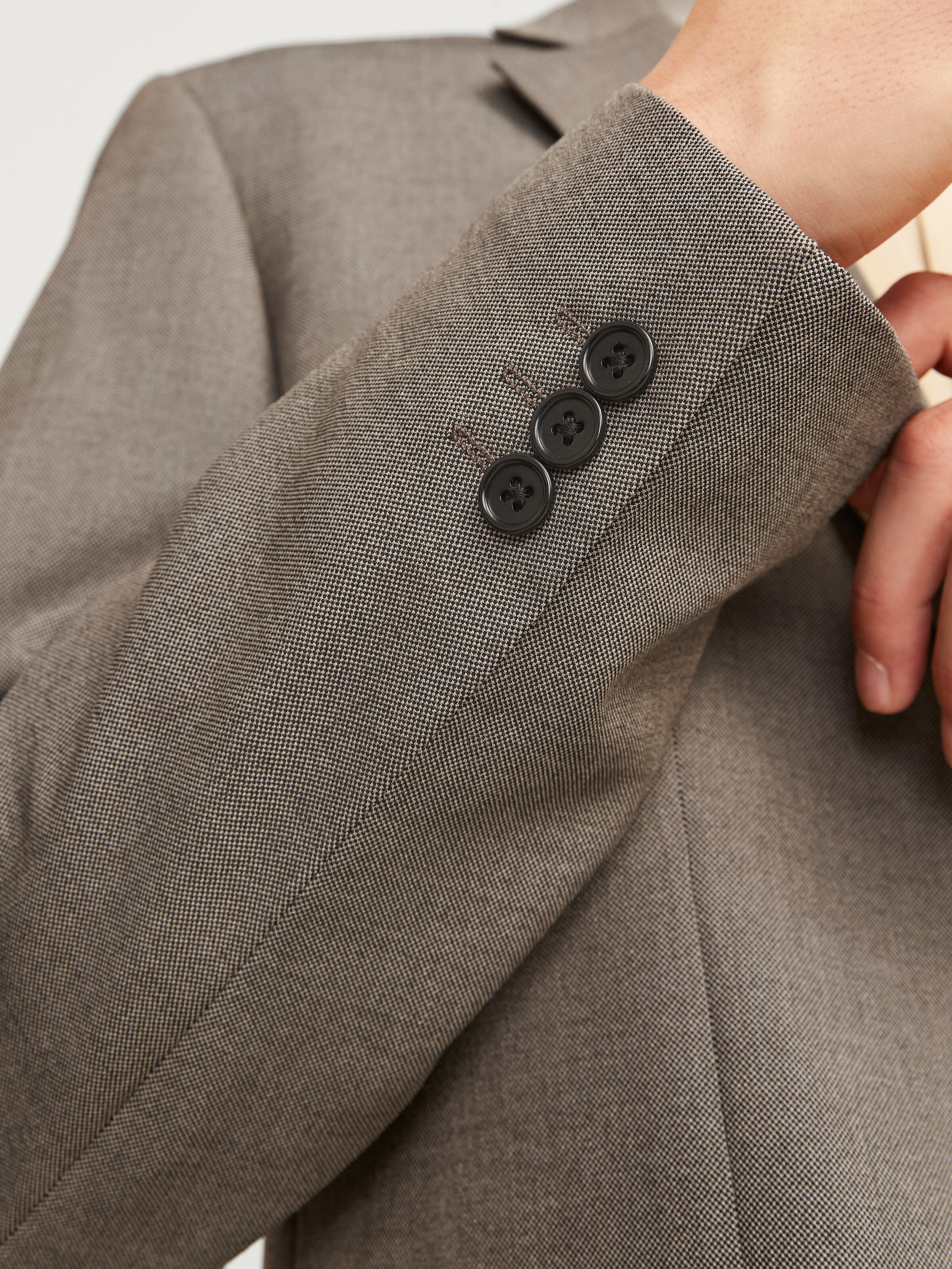 JACK & JONES Ανδρικό σακάκι 'JPRBushwick Mathew' γκριζομπέζ