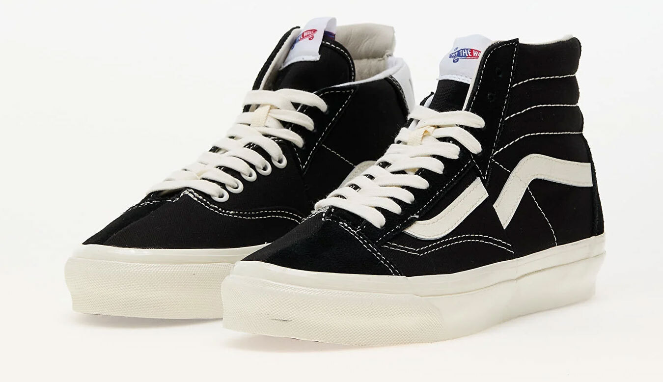 Vans Clash The Wall LX Suede/ Canvas Black/White - Οι άνδρες - Παπούτσια Vans - Μαύρος - VN000CNKBA2 - Μέγεθος: 44