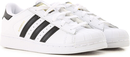 Adidas Παιδικά Παπούτσια για Αγόρια Σε Έκπτωση, Λευκό, Δέρμα Adidas Παιδικά Παπούτσια για Αγόρια Σε Έκπτωση, Λευκό, Δέρμα
