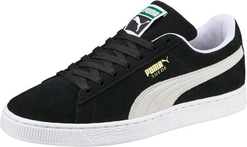 puma suede classic black and white size 7