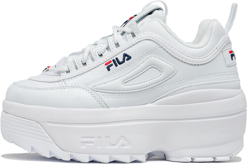 fila disruptor ii wedge white