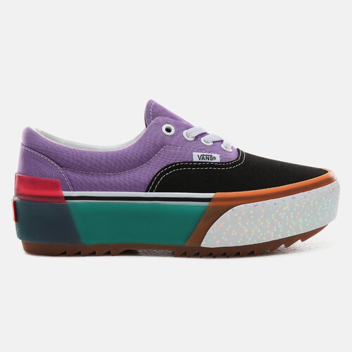 vans confetti era stacked platform shoes