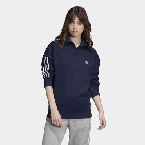 Adidas Originals Half Zip Sweatshirt Gynaikeio Foyter Glami Gr