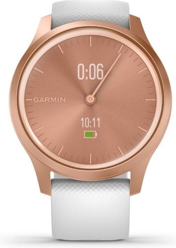 Garmin Vivomove Style Rose Gold With White Silicone Band Glami Gr