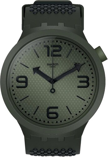 SWATCH Big Bold - SO27M100, Green case with Green Rubber Strap - GLAMI.gr