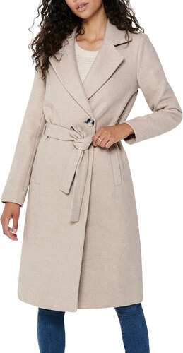 only gina wool wrap coat