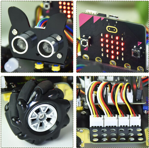 KEYESTUDIO 4WD mecanum robot car KS4031, για Micrο:bit, LEGO compatible ...