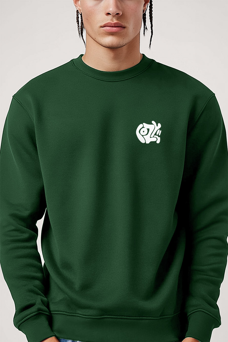 UnitedKind Cozy, Φούτερ σε Πράσινο Χρώμα