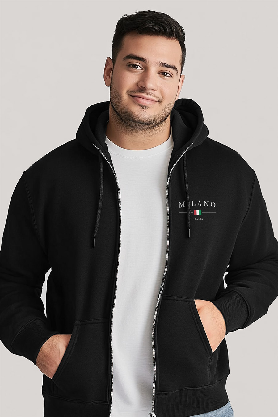 UnitedKind Milano Italia, Ζακέτα σε Μαύρο Χρώμα