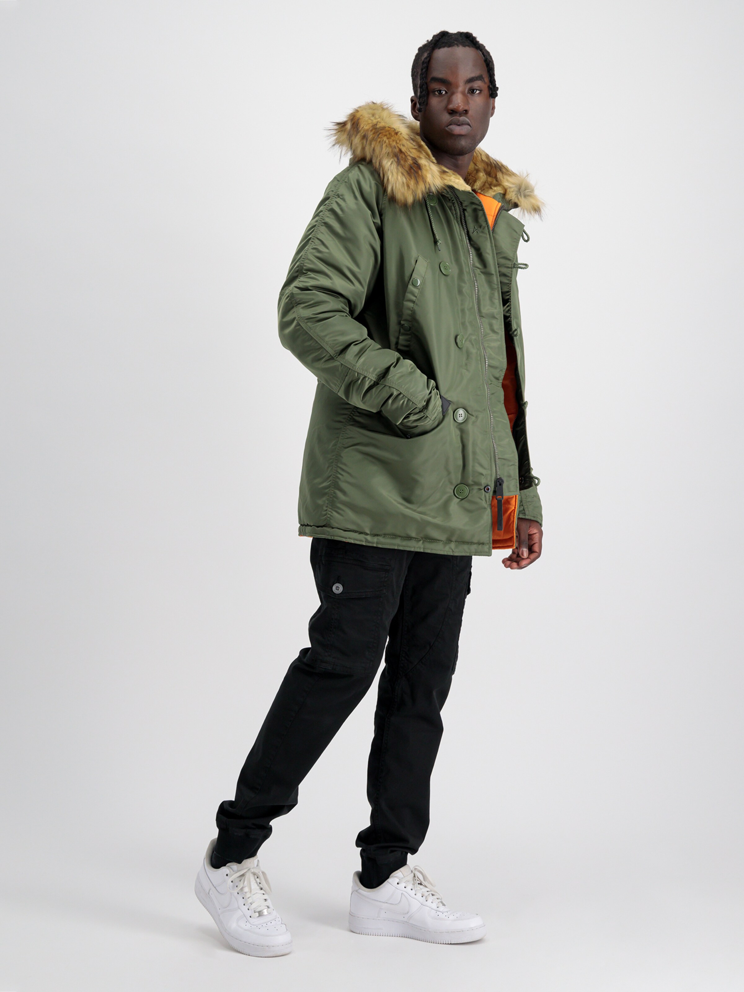 ALPHA INDUSTRIES Χειμερινό μπουφάν 'N3B VF 59' λαδί