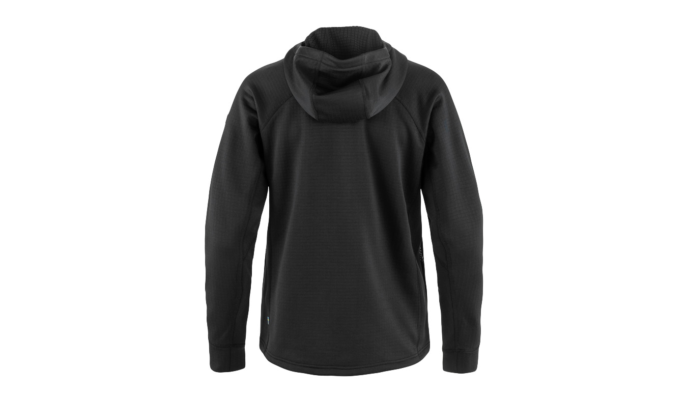 Fjällräven Abisko Grid Fleece Hoodie W Γυναίκες - Φούτερ και μπλούζες με κουκούλα Fjällräven - Μαύρο - F14600184-550-XS