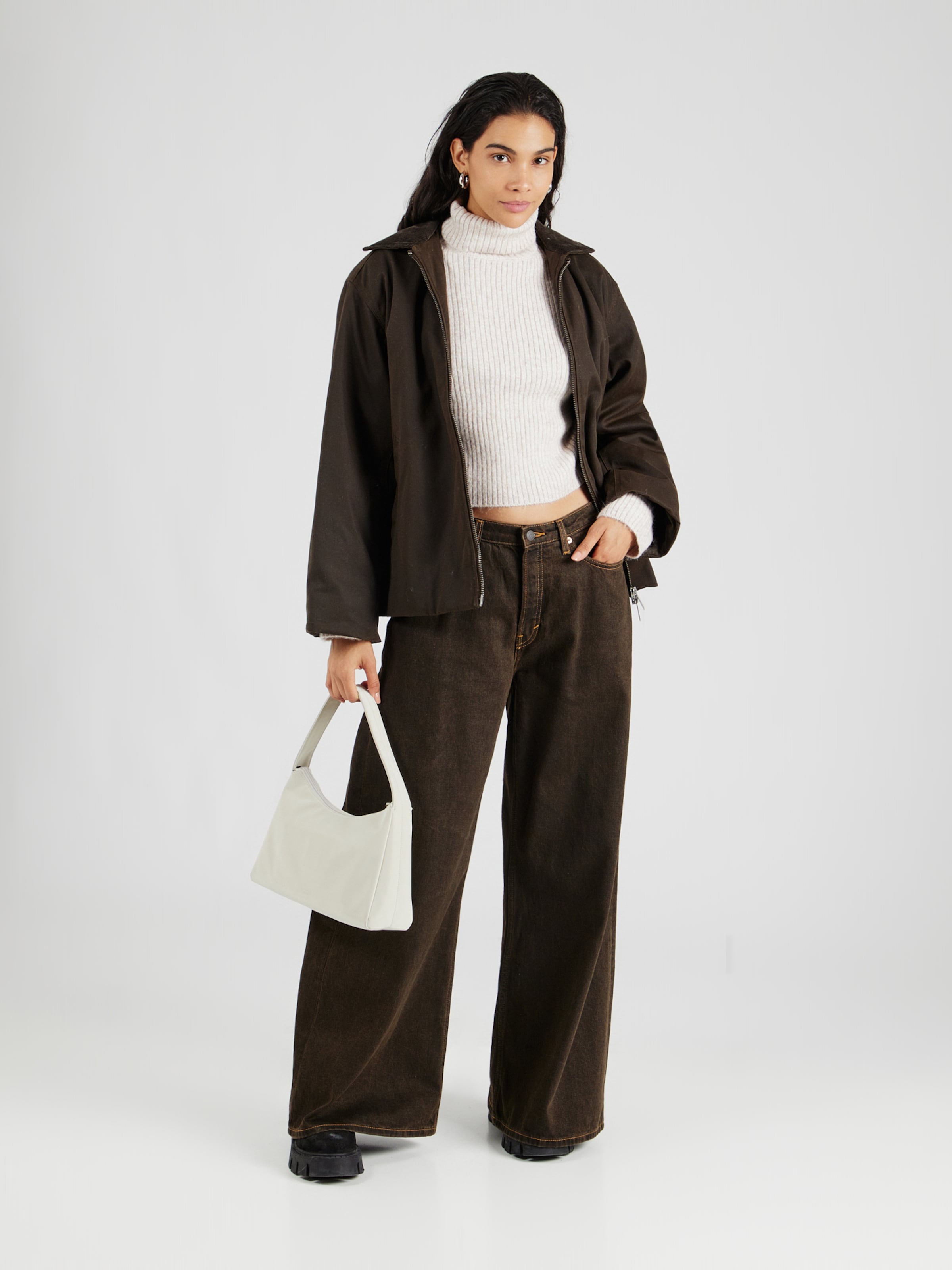 ONLY Πουλόβερ 'ONLMelanie' μπεζ μελανζέ