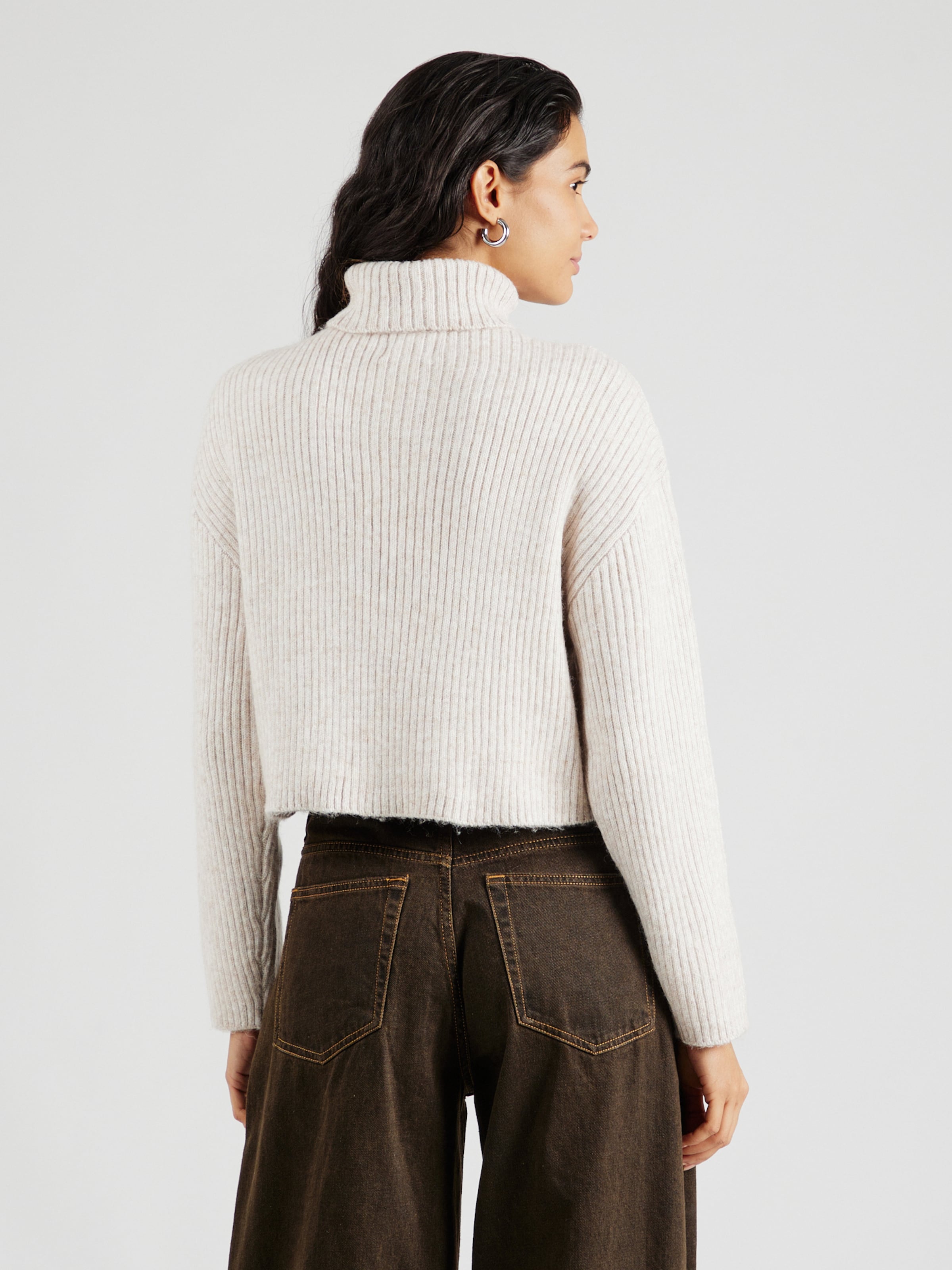 ONLY Πουλόβερ 'ONLMelanie' μπεζ μελανζέ