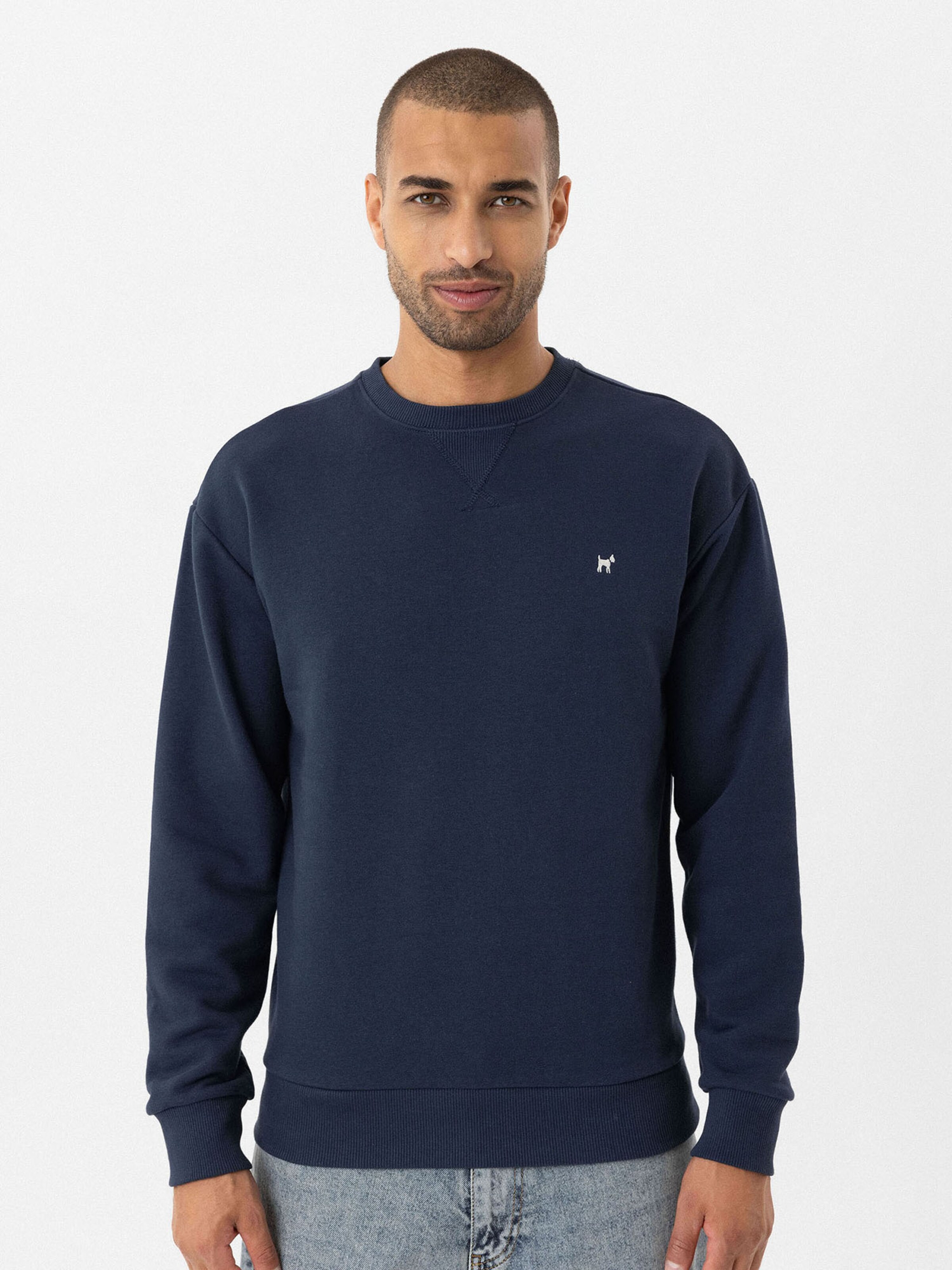 Williot Μπλούζα φούτερ ναυτικό μπλε / λευκό