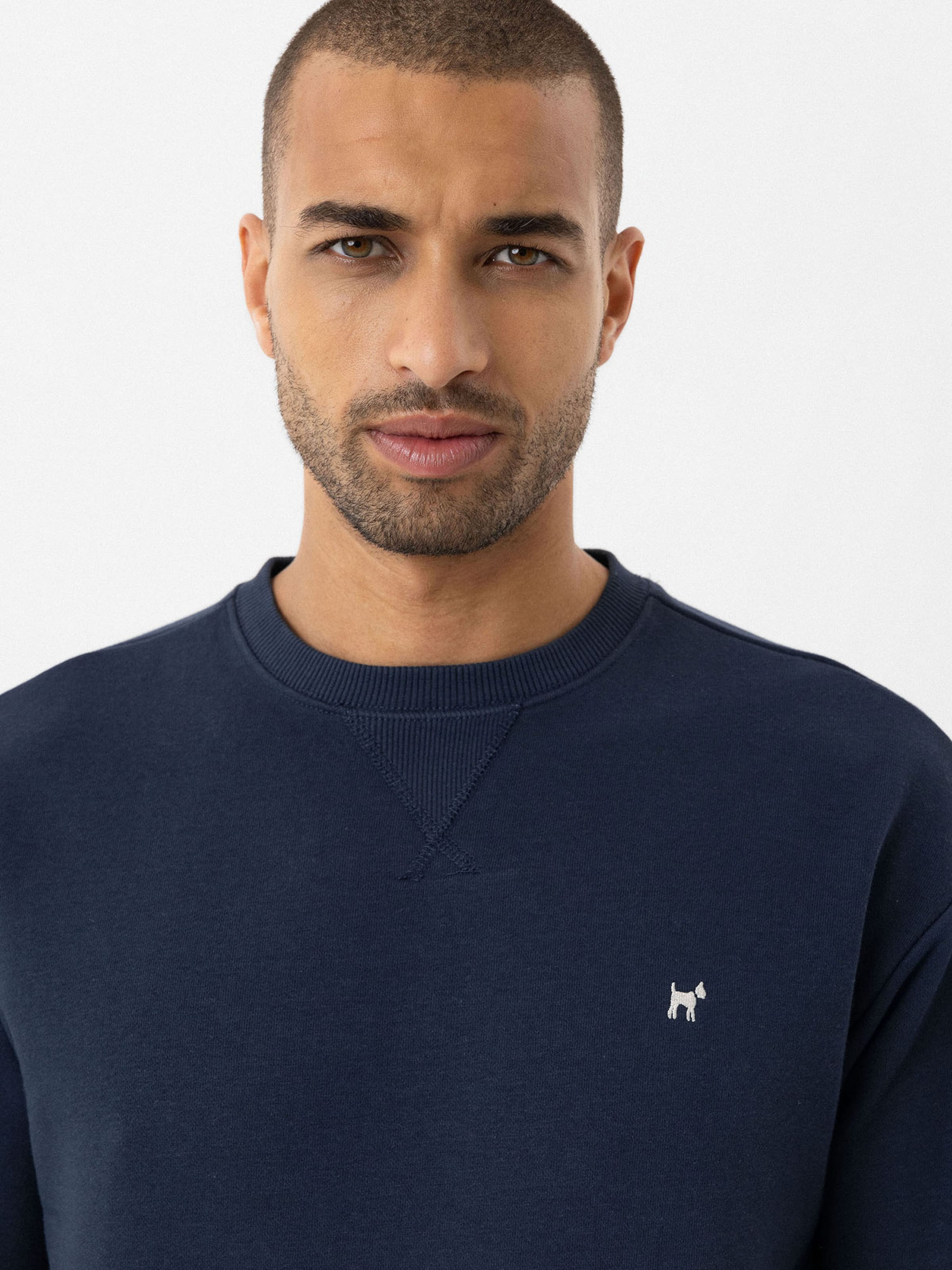 Williot Μπλούζα φούτερ ναυτικό μπλε / λευκό