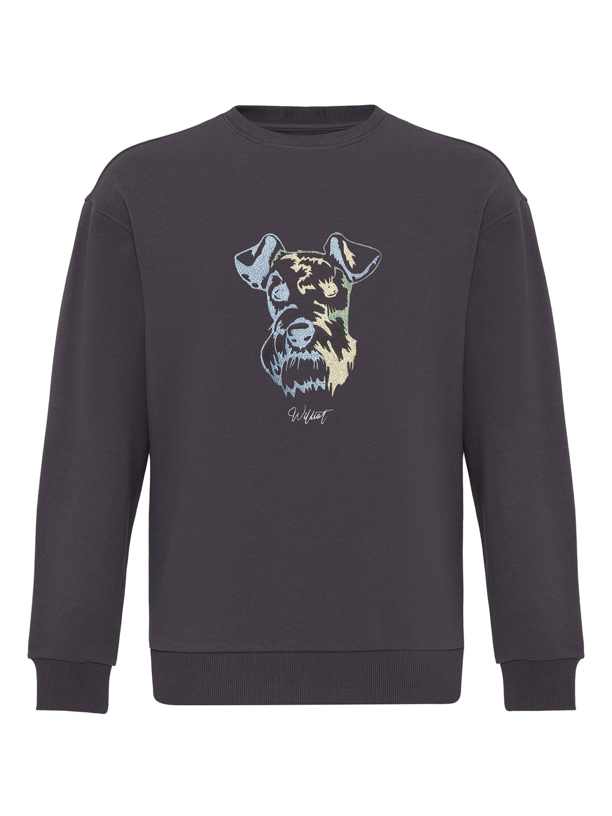 Williot Μπλούζα φούτερ γκρι / ανάμεικτα χρώματα
