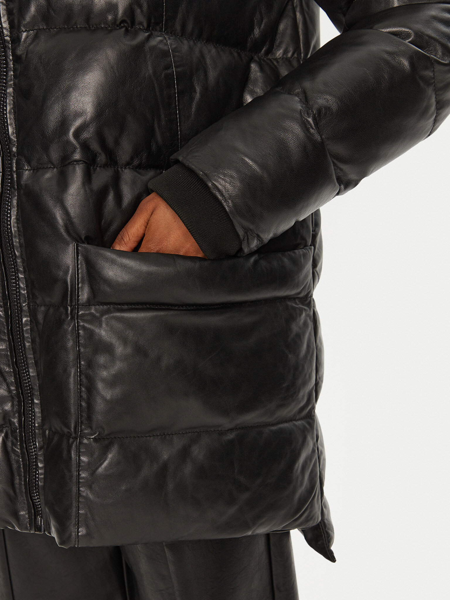 Μπουφάν δερμάτινο Serge Pariente