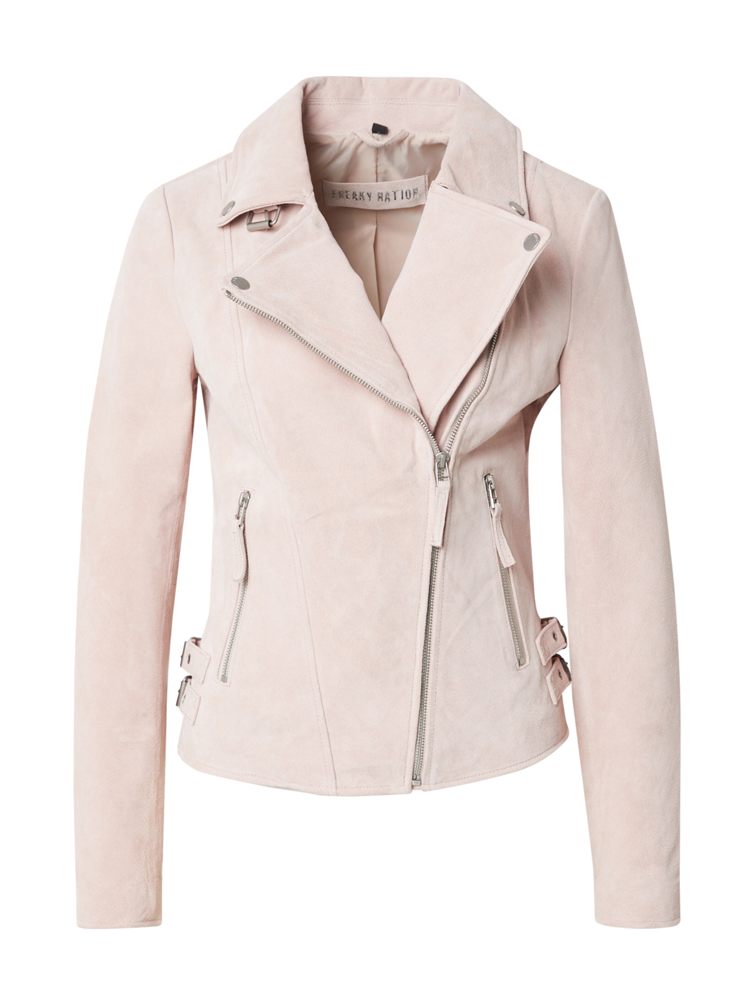 FREAKY NATION Φθινοπωρινό και ανοιξιάτικο μπουφάν 'Taxi Driver' ροζέ