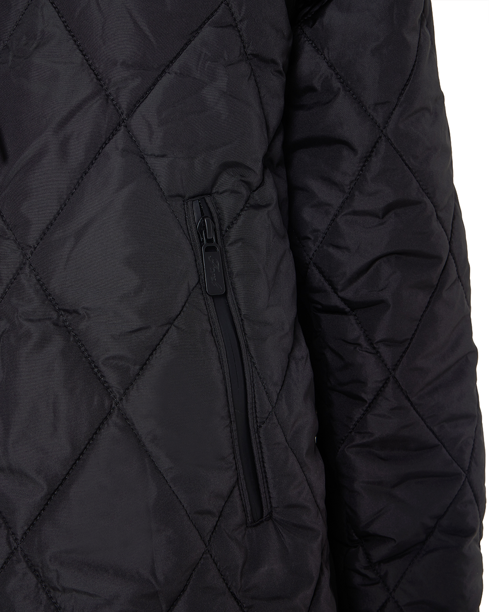 Forel Μπουφάν καπιτονέ μακρύ Μαύρο