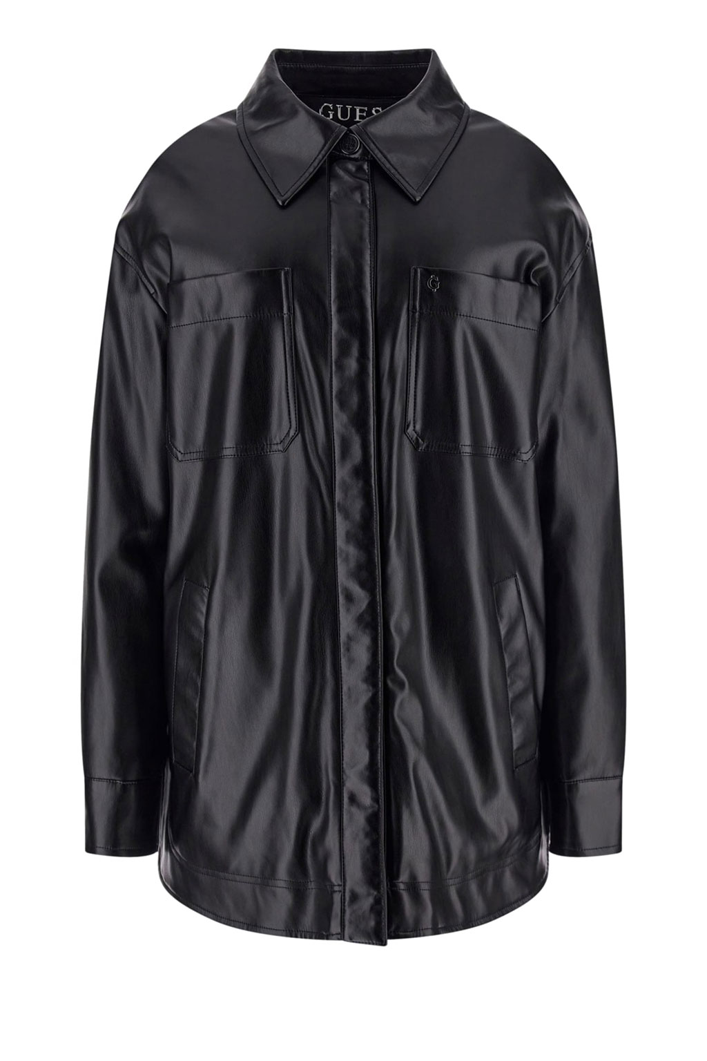 GUESS 'MAREVA' PU SHACKET ΓΥΝΑΙΚΕΙΟ W4YL22WF8Q0-JBLK