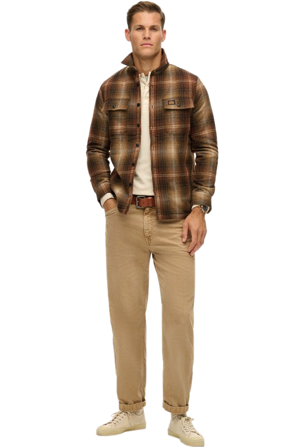 SUPERDRY 'MILLER' WOOL OVERSHIRT ΑΝΔΡIKO M4010720A-B9C