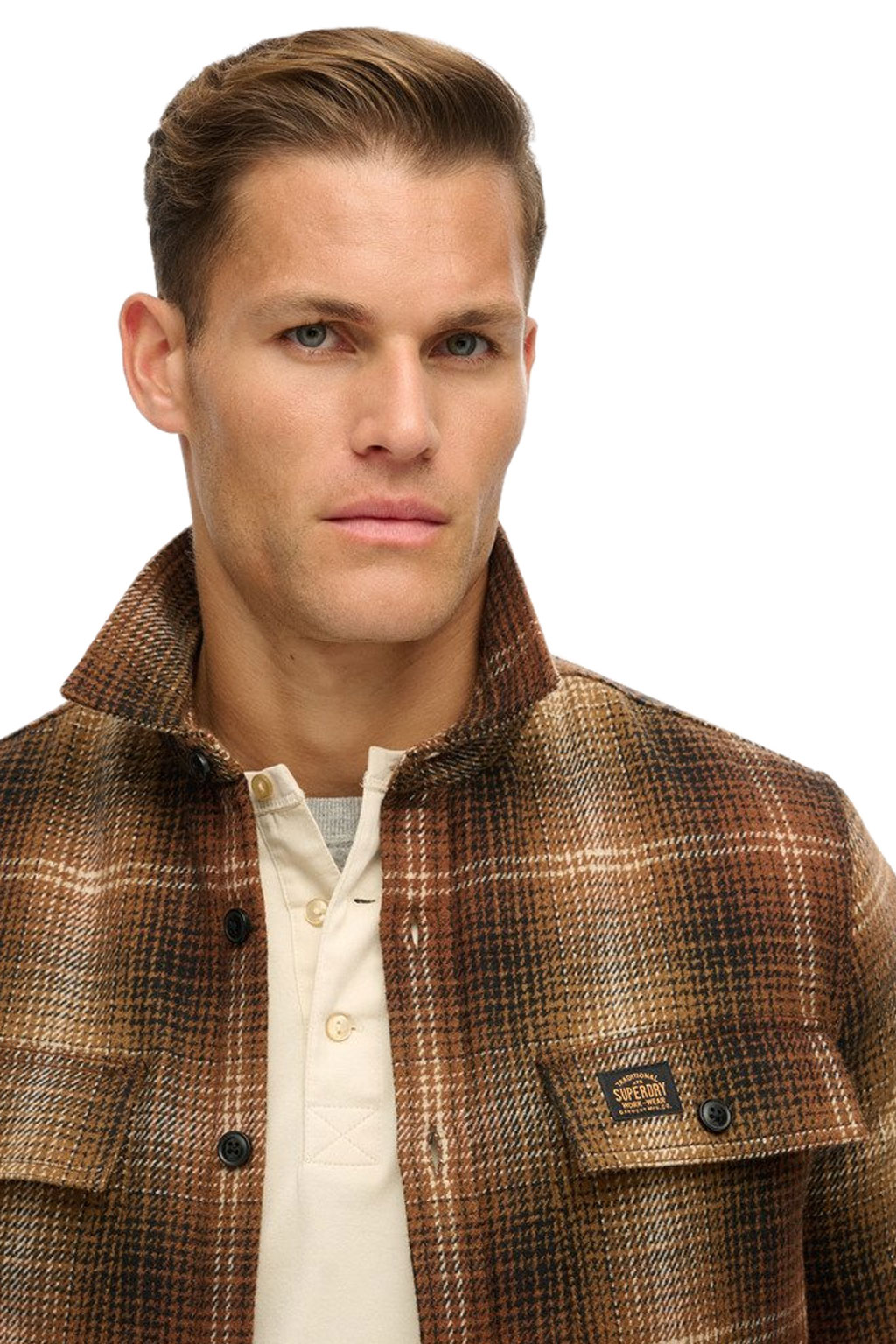 SUPERDRY 'MILLER' WOOL OVERSHIRT ΑΝΔΡIKO M4010720A-B9C