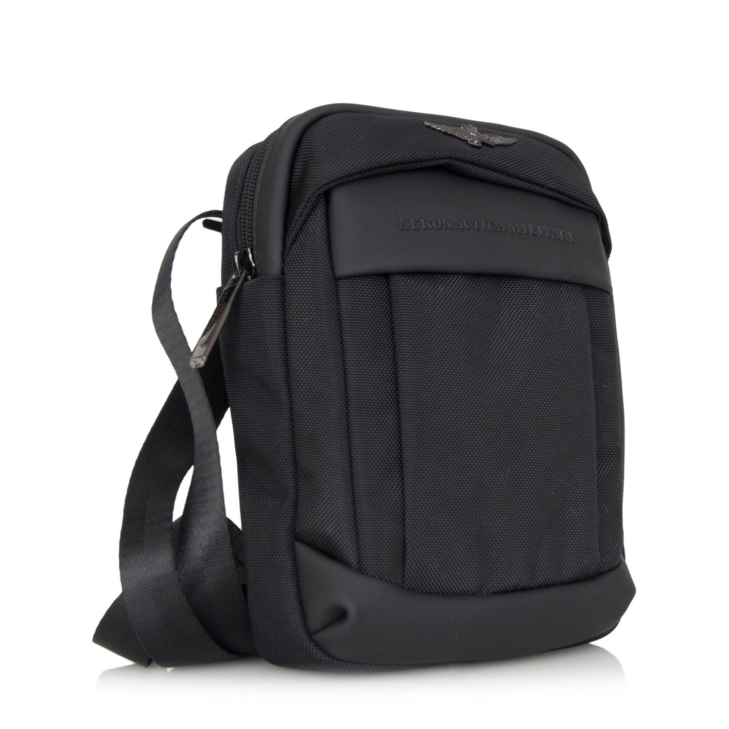 Aeronautica Militare Τσαντάκι Ώμου Χιαστί Aeronautica Military AM-500 Μαύρο