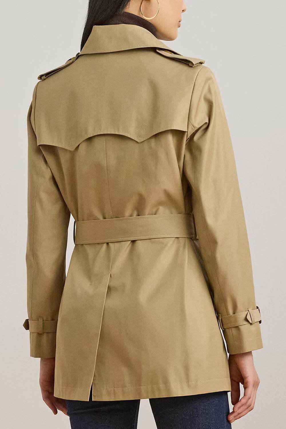 RALPH LAUREN Καμπαρτινα Cotton Blend-Db Blt Trnch 30" 297967126002 270 light beige