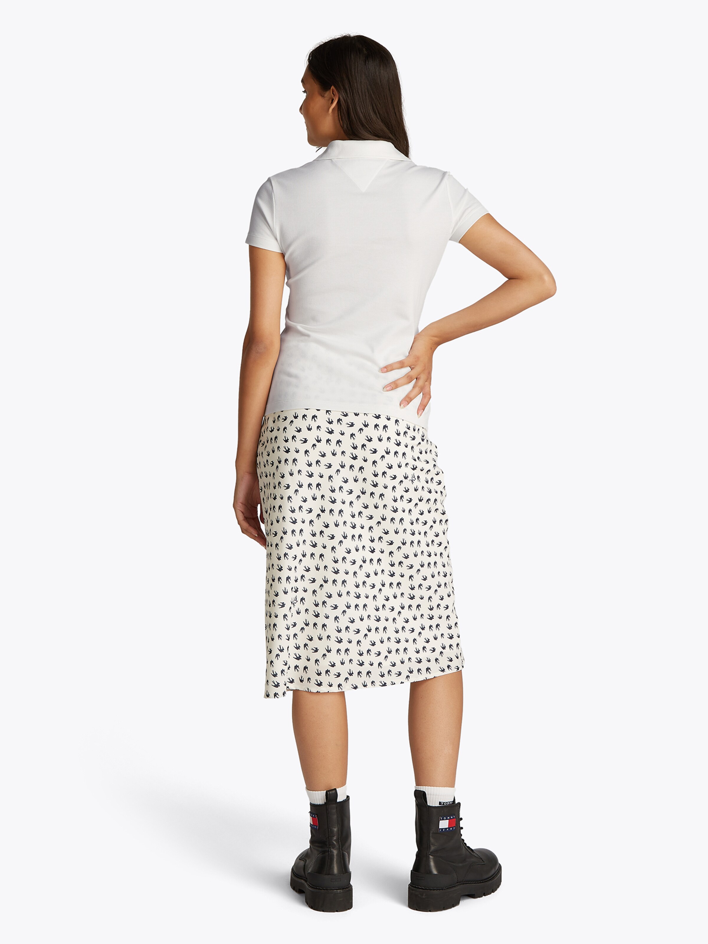 Tommy Jeans Μπλουζάκι 'ESSENTIAL' λευκό