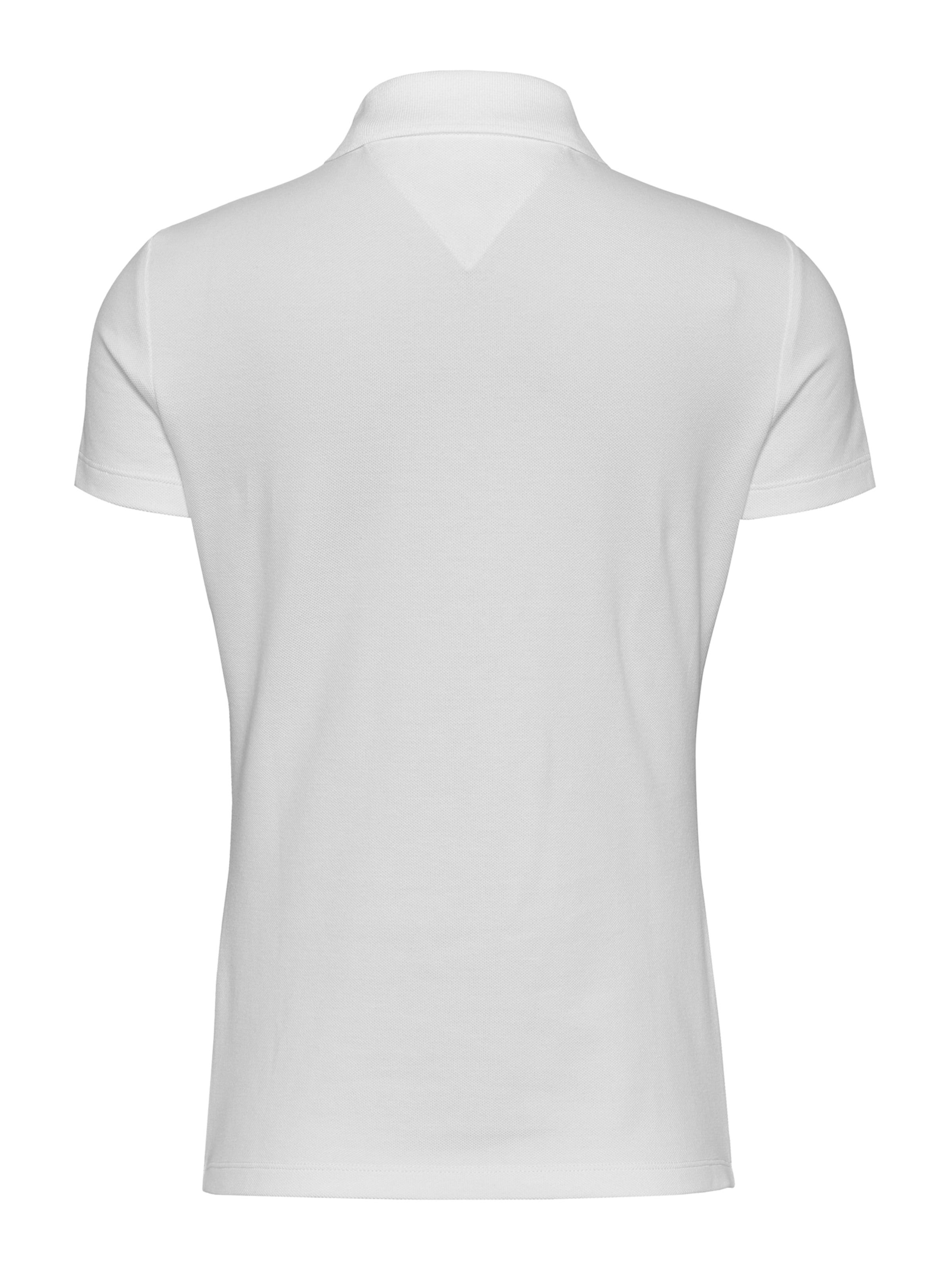 Tommy Jeans Μπλουζάκι 'ESSENTIAL' λευκό