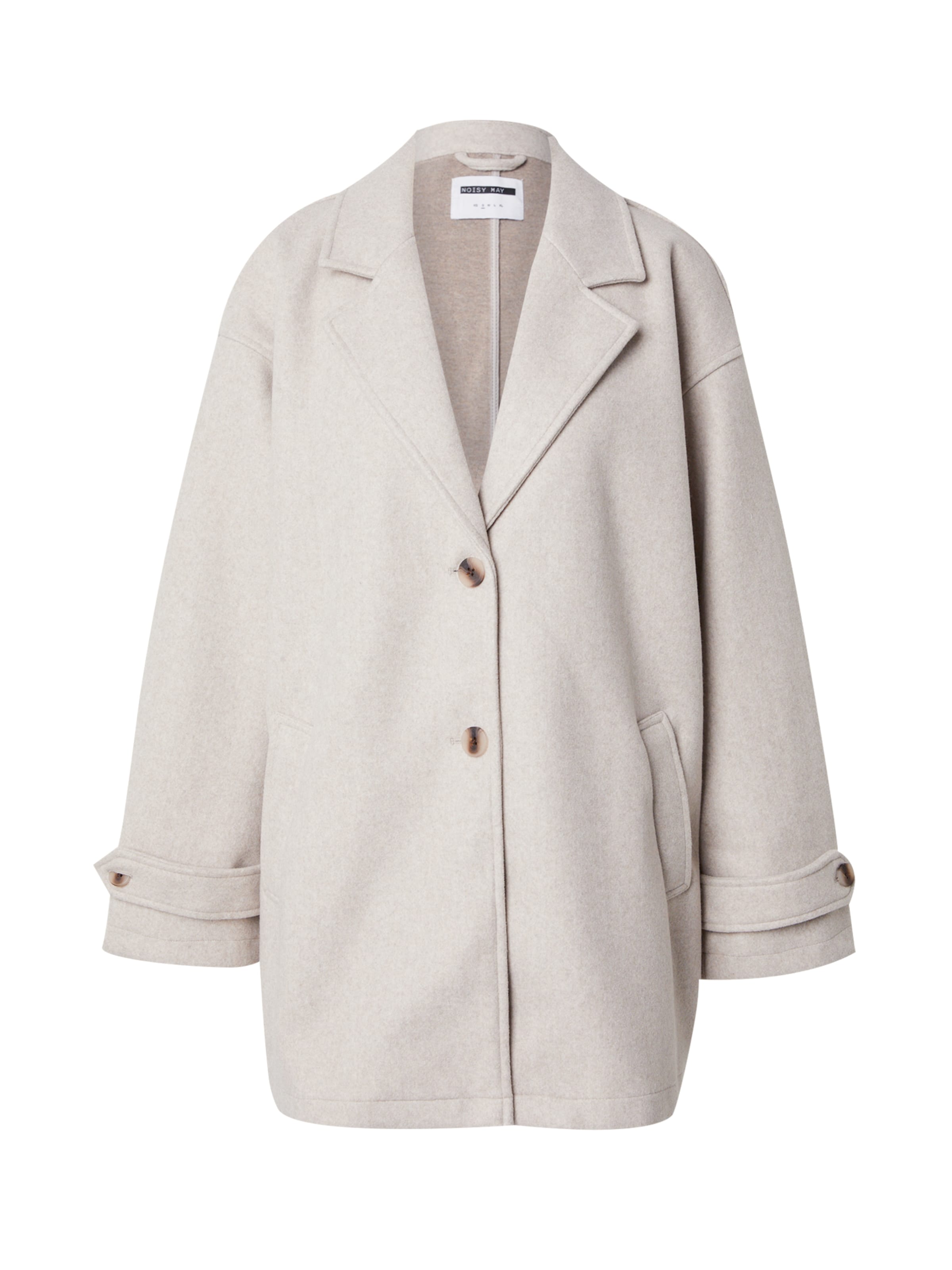 Noisy may Ανοιξιάτικο και φθινοπωρινό παλτό γκριζομπέζ