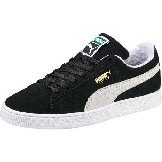 puma suede classic black and white size 7