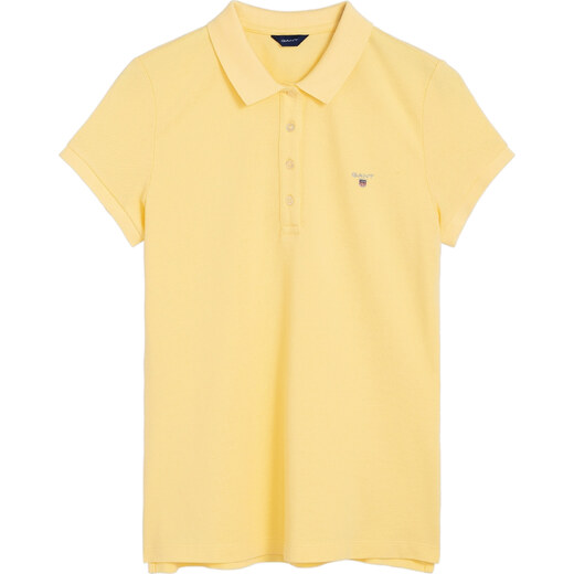 Gant Gynaikeio Kitrino Polo Shirt Glami Gr