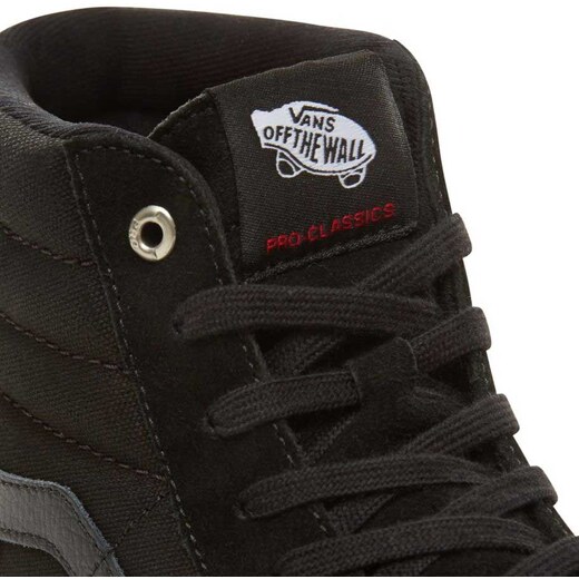 vans high top black gum