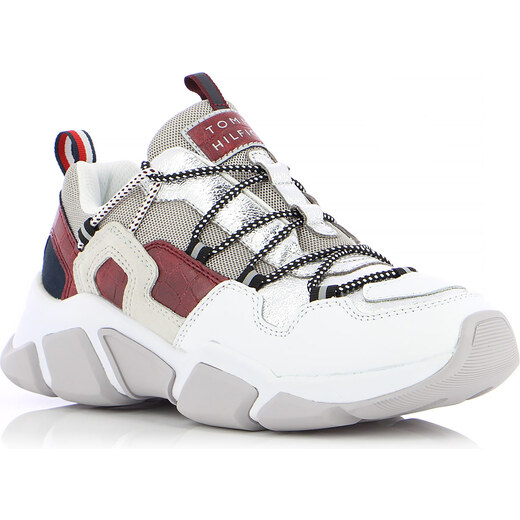 tommy hilfiger croc print sneaker