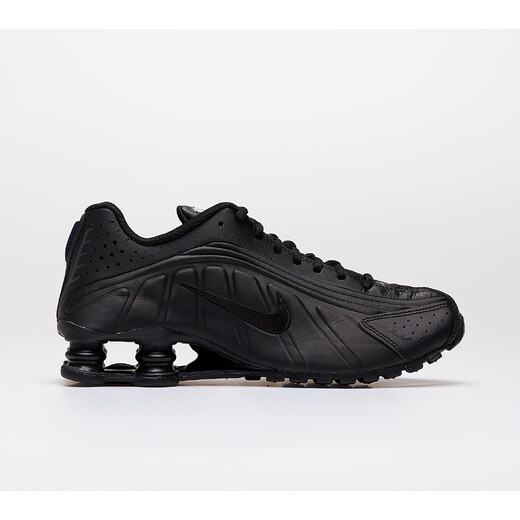 nike shox black white