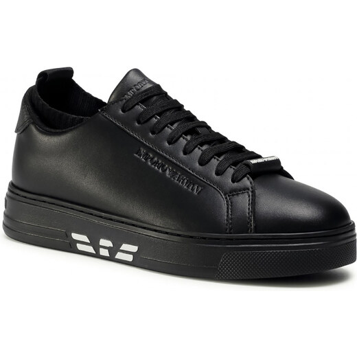EMPORIO ARMANI ARMANI SNEAKER X4X308XM485 Black - GLAMI.gr