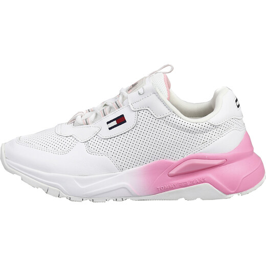 Γυναικεία Sneaker Tommy Hilfiger Chunky Tech Gradient Runner EN0EN01293-YBS  Ασπρο - La Pelle Shoes