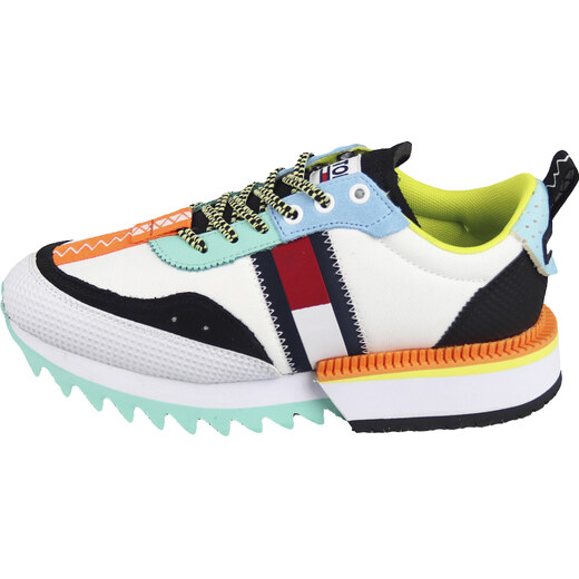 Γυναικεία Sneakers Tommy Hilfiger En0en01196 Ybr White Fashion Tommy Jeans  Runner - GLAMI.gr